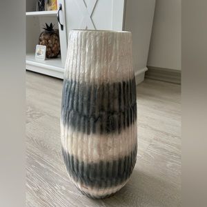New! Coastal Striped Vase